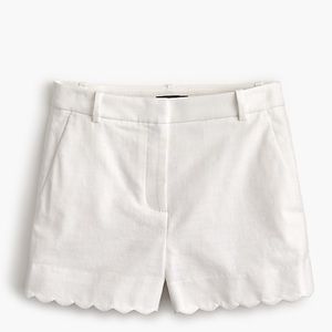 J. Crew 3” short with scalloped hem